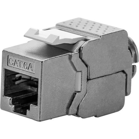 Intellinet Frutto Keystone RJ45 Cat6A 10Gigabit STP 180o Toolless Slim (1/5)