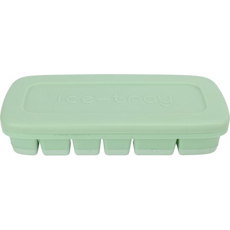 Bac à glaçons Silicone Souple Grand Format, Moule à Glace Réutilisable pour Boissons et Vin, Vert, Usage Bureaux et Maison, Capacité Élevée (1/5)