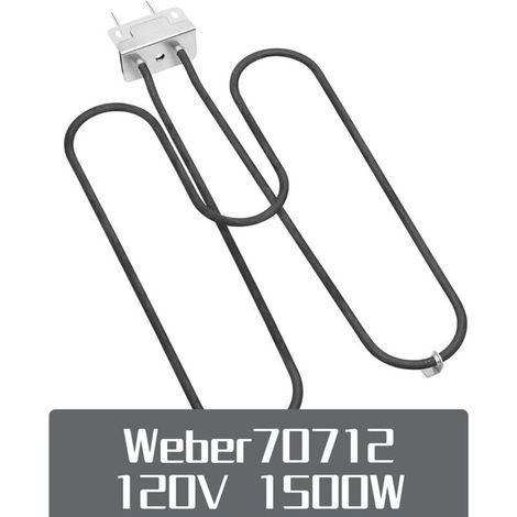 70127 ÉLéMents Chauffants pour Barbecue Compatible avec Weber Q2400 Q240 55020001 Gril,230V,2200W (1/4)
