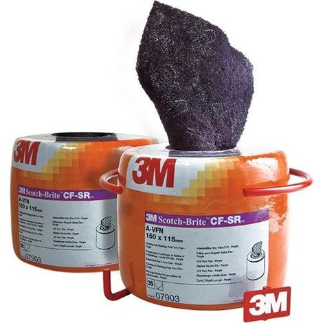 Handpad Scotch Brite™ CF-SR L115xB150mm very fine 400 violett (1/2)
