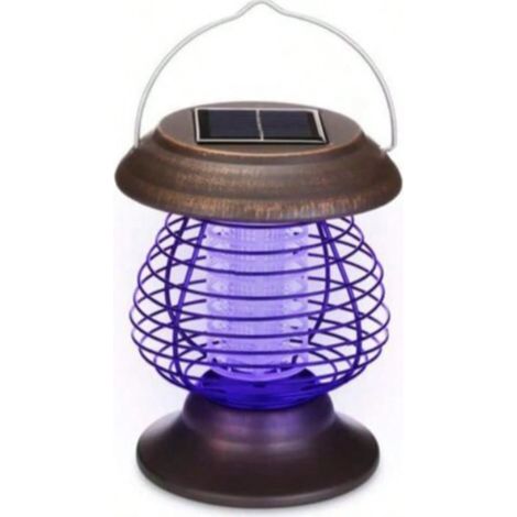 Lampe Solaire Anti-Moustique 2 en 1, Lampe Anti-Moustique USB, Lampe de Camping, Lampe Anti-Moustique UV Portable, adaptée pour intérieur et extérieur (1/4)