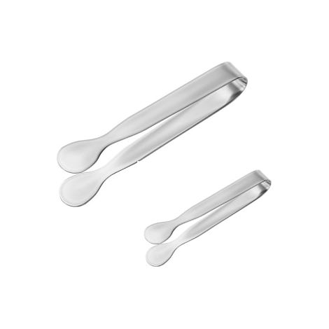 Lot de 2 mini pinces à sucre, petites pinces de service en acier inoxydable, ustensiles de cuisine pour desserts et en-cas, outils de manipulation des aliments-AquaForge