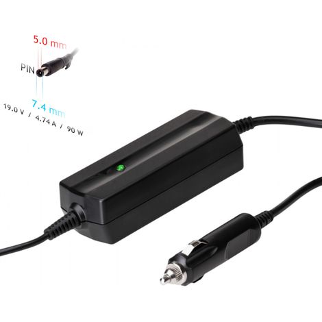 Adattatore per auto Akyga AK-ND-32 per laptop HP 19V 4.74A 90W 7.4 x 5.0 mm + pin (1/5)
