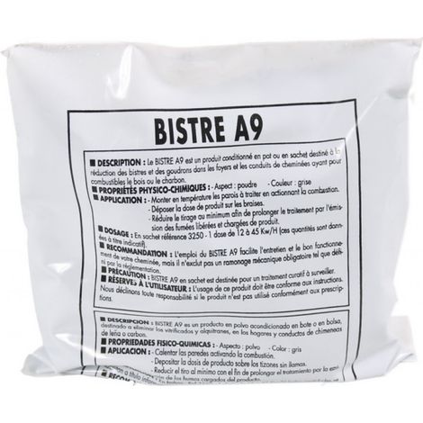 Bistre A9 Limpieza Química de Chimeneas