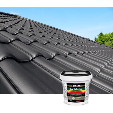 Peinture pour toiture IsolBau Noir 1,5 kg (1/5)