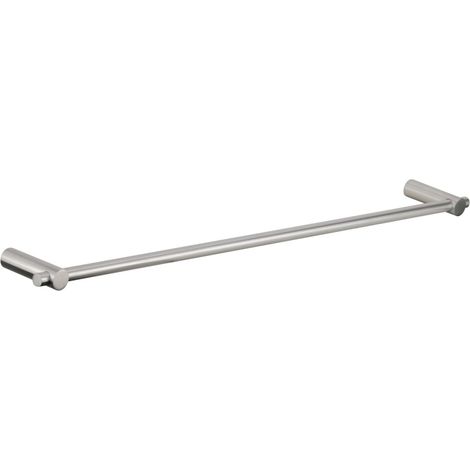 Porte-serviettes mural de 620 mm de long en acier inoxydable AISI 304 au design épuré Arqea Tuttotondo AD4511  Acier inoxydable (1/2)