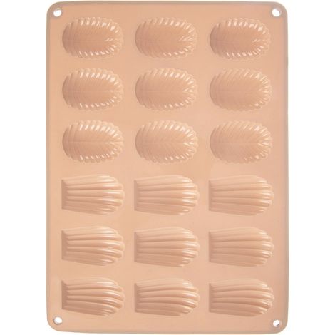 Silikonform für Kekse, Pralinen, Schokolade, beige Form 34 x 25 x 1 cm (1/5)