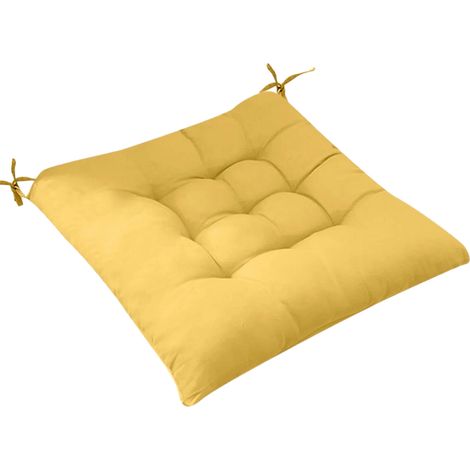 1 cojín para silla, liso cepillado, ergonómico, para interior y exterior, jardín, patio, cocina, oficina. (1/5)