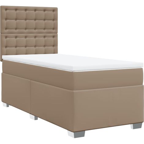 Maison Exclusive - Boxspringbett mit Matratze Cappuccino-Braun 90