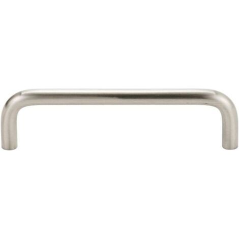 Poignée de meuble design, distance entre les trous 160 mm, pour cuisine, salle de bain, étagère, alliage d'aluminium, argent, 2 pièces