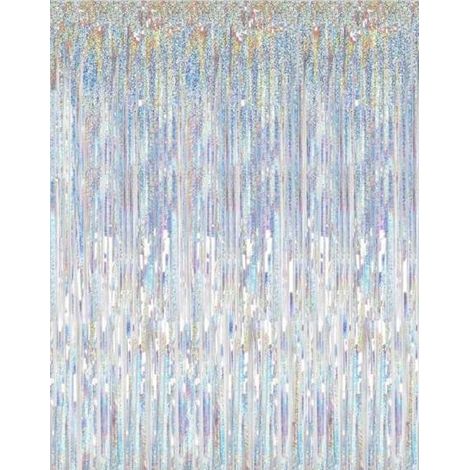 Rideau de fête, holographique, 90x250 cm, 1 pc. (1/4)