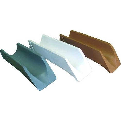 Gocciolatoio in marmores - aperto : Colore - Rosso, Dimensione - 27x8 cm