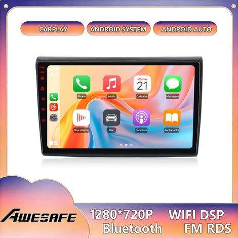 AWESAFE Autoradio 4G Android 13 6GB+128GB per Fiat Bravo (2007-2012) 9'' Schermo Touch con CarPlay GPS Bluetooth Android Auto (1/5)