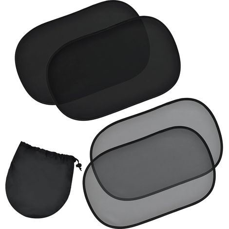 Pare-soleil pour vitres latérales de voiture pour - lot de 4 - protection contre le soleil et la chaleur - protection UV - M (1/5)
