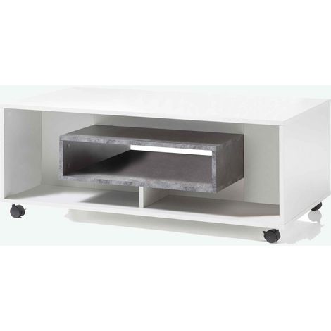 Firmo  Legno laminato - Bianco / grigio (1/3)