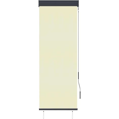 Store roulant d'extérieur 60 x 250 cm Crème
