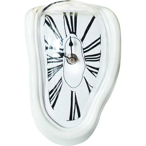 Horloge fondue, horloge murale artistique inspirée de l'art, à suspendre sur une étagère, style surréaliste, pour la décoration. Boutique A (1/5)