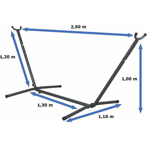 interni ed esterni singole e doppie amaca 250 × 110 × 100 cm tela + borsa in corno spesso