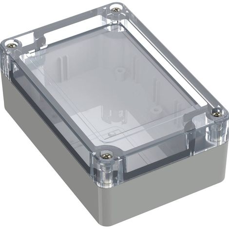TRU COMPONENTS TC-10860464 Contenitore universale 105 x 70 x 40 Policarbonato Grigio luminescente 1 pz. (1/2)