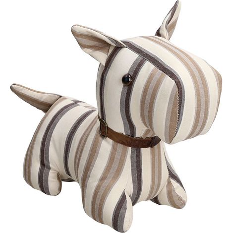 Tognana Fermaporta Cane Urban Pets H 25 Cm Poliestere Beige Marrone
