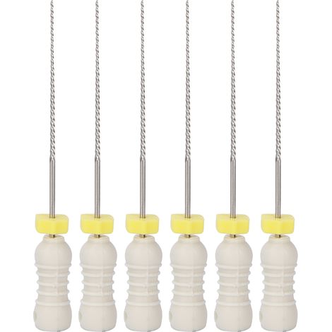 Limes endodontiques professionnelles en acier inoxydable pour traitement canalaire (25 mm, 1 pouce) (1/5)
