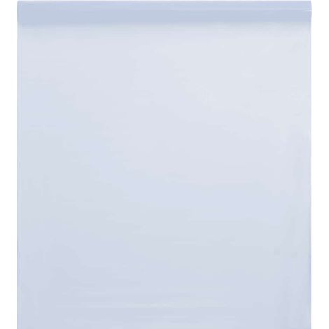 vidaXL Lámina de ventana esmerilada PVC blanco 90x2000 cm (1/5)