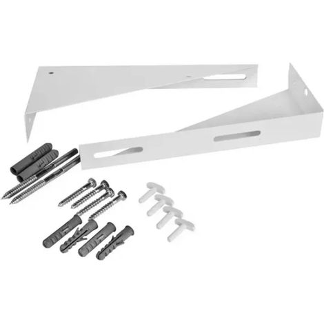 Staffa fissa acciaio bianco RAL9010 WIN
