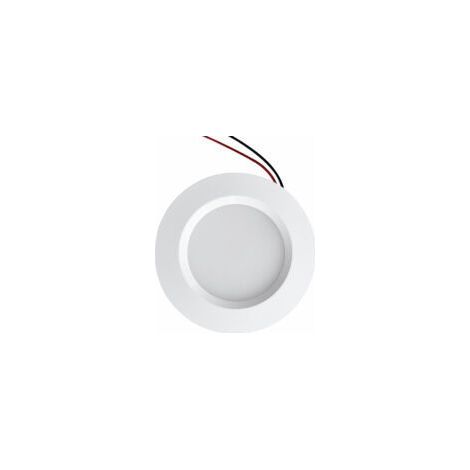 Mini Spot LED Encastrable perçage 55mm diamètre 68mm Compact 3W DC12V étanche IP54 Salle de bain, cuisine, meubles (Aluminium, Blanc Naturel 4000K) [Classe énergétique E] (1/5)
