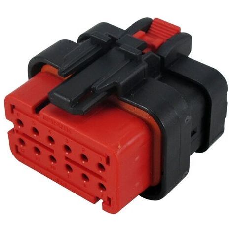 Tyco 776533-1 Connecteur automobile 12 Pos. 18-20AWG - rouge (1/2)