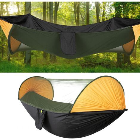 Filiyano-Hamac moustiquaire à ouverture automatique rapide, hamac suspendu portable pour les voyages et les randonnées dans le jardin (1/5)