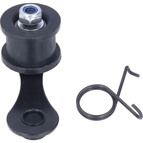 Tendeur de Chaîne de Moto, Tendeur de Rouleau de Chaîne Robuste en Métal avec Ressort, Tendeur de Guide de Chaîne Robuste pour Street Dirt Pit Bike ATV Quad Scooter (1/5)