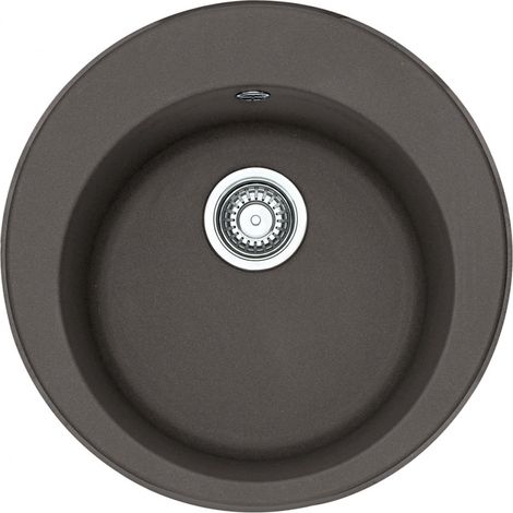 Franke Einbauspüle Pamira ROG 610-41 Fragranit+ Schiefergrau Stopfenventil