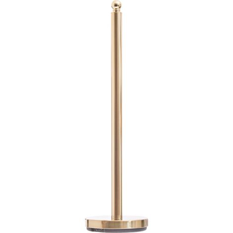 Interiors by Premier Stable Gold Finish Toilet Roll Holder, Elegant Design Toilet Holder, Roll Holder With Gold Finish Base (1/3)