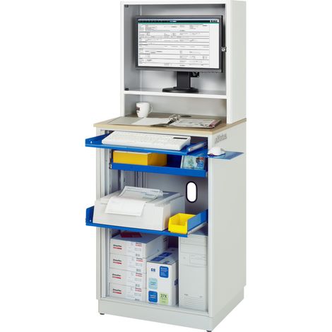 Rau Computer-Station stationär 20BxTxH 720x660x1810mm (1/5)