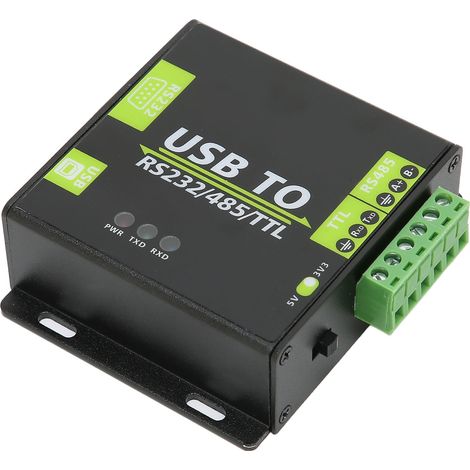 Convertisseur d'isolation USB vers RS232/485/TTL - Communication rapide - Module adaptateur anti-interférences robuste (1/5)