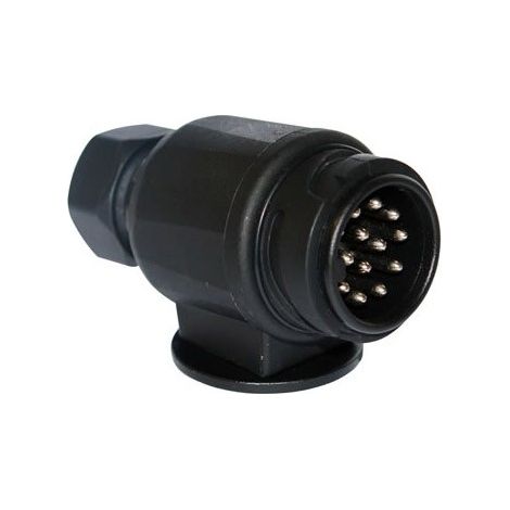 Stecker Kunststoff 13-polig 12V Anhänger Zubehör Anhängerstecker Zuleitung