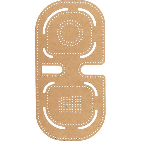 Gabarit acrylique transparent pour bricolage, avec couche protectrice, pour la fabrication de règles de découpe. (1/5)
