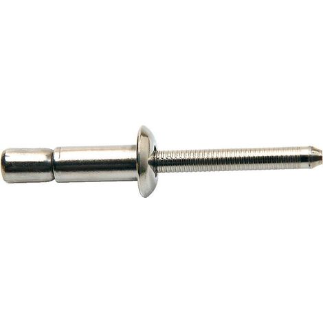 Rivet aveugle de structure Highbolt acier 6,4X20 mm en boîte de 250 pièces - DEGOMETAL