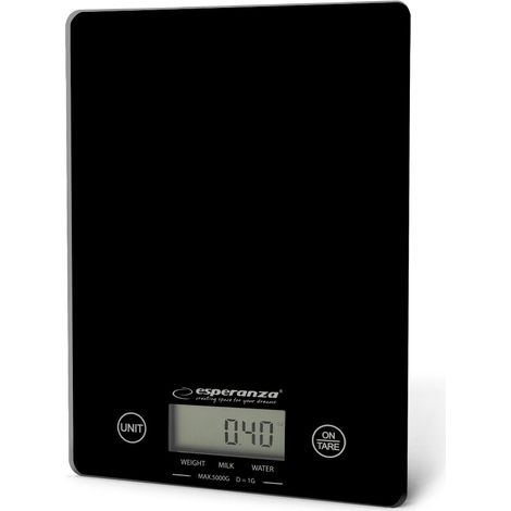 Esperanza Digital Kitchen Scale Lemon Black