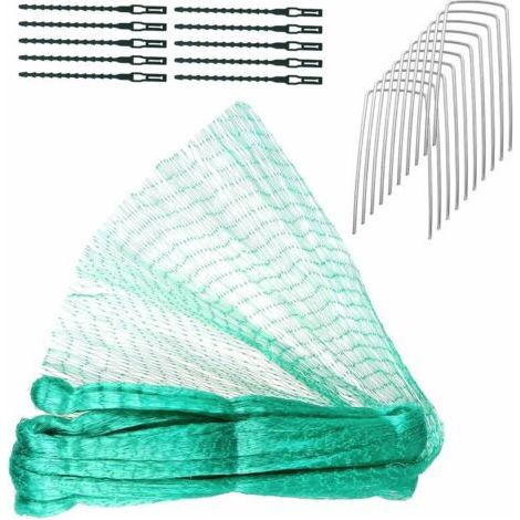 Filet de jardin 4 m x 10 m, filet de protection contre les oiseaux, filet pour bassin, filet antiparasitaire - Get Rich (1/5)