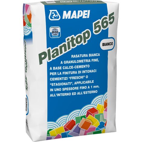Planitop 565 bianco kg. 20 rasatura a granulometria fine base calce-cemento