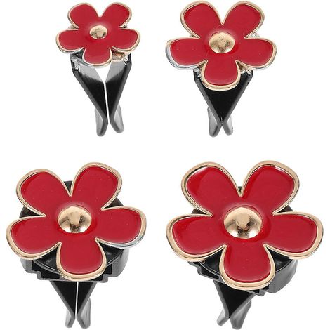 Lot de 4 clips pour désodorisant d'habitacle, clips de ventilation pour voiture, décorations intérieures de voiture (1/5)
