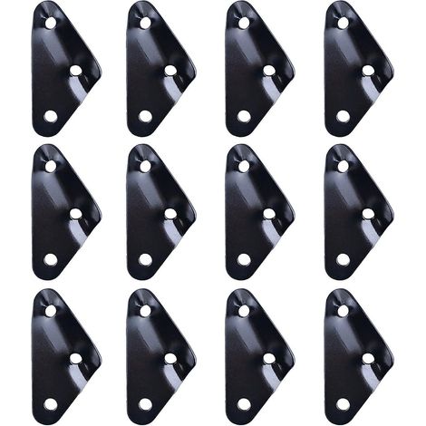 noir - 12 Pices Tendeur De Corde Camping En Alliage D'aluminium Ajusteur De Corde Guyline Tendeurs Pour Tente Bche Randonne (1/5)