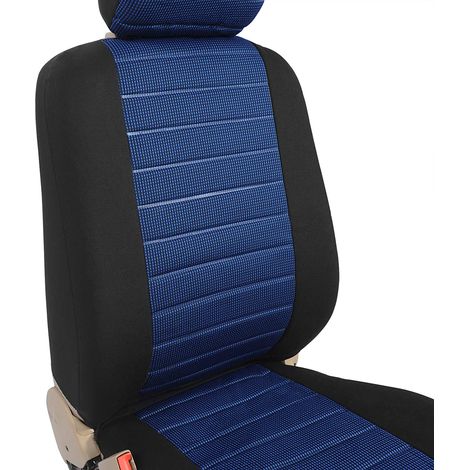 Woltu – Housse de siège universelle pour voiture avant – 100% polyester respirant – Ouverture d'airbag – Facile à installer – 7232