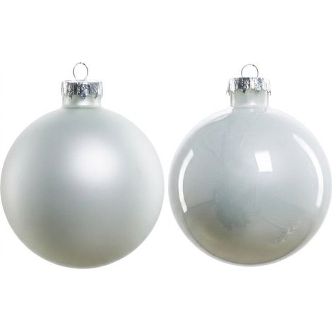 Trendline Christbaumkugeln Glas Ø 8cm 6Stk Weihnachtskugeln Weihnachtsbaumkugeln (1/3)