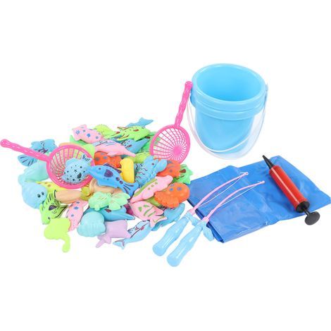 Magnetisches Angelspiel für Kinder, aufblasbares Poolspielzeug, lustige Aktivität für drinnen und draußen, ideal für Partys. (1/5)