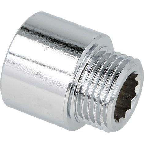 Rallonge de robinet 3/4'' x 20 mm laiton chromé