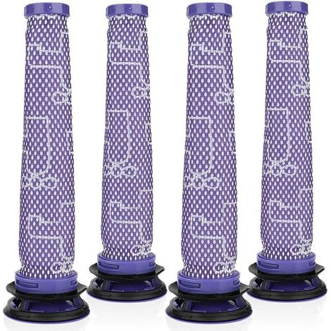 Filtre pour Dyson V6 V7 V8 de Remplacement Série. Rechange de Filtre Pré-Moteur 4 Pièce. HEPA Filtre pour Aspirateur Dyson. Dyson Accessoire Filtre Pré-Moteur (1/5)