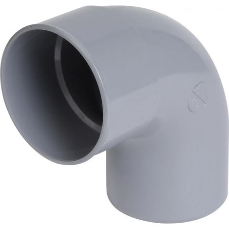 NICOLL Coude 87°30 PVC évacuation Mâle Femelle Ø63 (1/3)