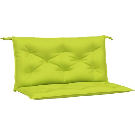 vidaXL Gartenbankkissen Set von 2 leuchtend grün Oxford-Gewebe